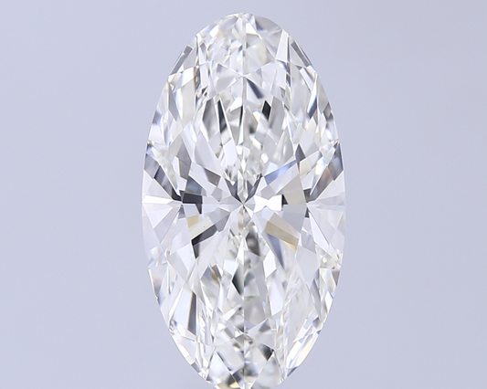 5 CT Moval Lab Grown Diamond For Engagement Ring
