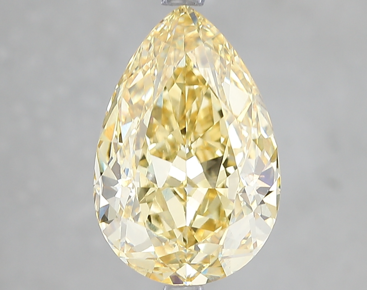 5.11 CT Yellow Pear Lab Grown Diamond for Anniversary Gift or Engagement Ring | IGI Certified | Best for Necklace or Earrings