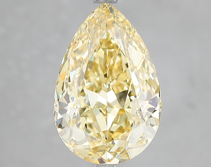 5.11 CT Yellow Pear Lab Grown Diamond for Anniversary Gift or Engagement Ring | IGI Certified | Best for Necklace or Earrings