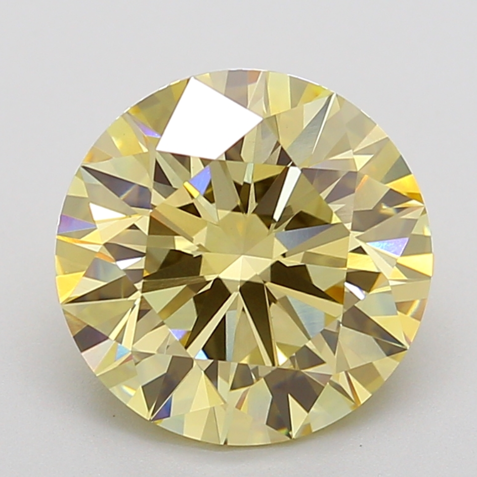 5 CT Yellow Round Lab Grown Diamond for Engagement Ring or Anniversary Gift | IGI Certified | Best for Bracelet or Necklace | Gift for Wife