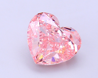 4 CT Pink Heart Cut Lab Grown Diamond | IGI Certified | Best Diamond for Engagement Ring or Wedding Gift