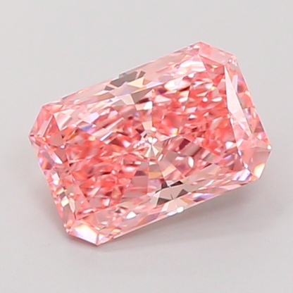 3 CT Pink Radiant Cut Lab Grown Diamond for Jewelry | IGI Certified | Best Diamond for Engagement Ring or Wedding Gift