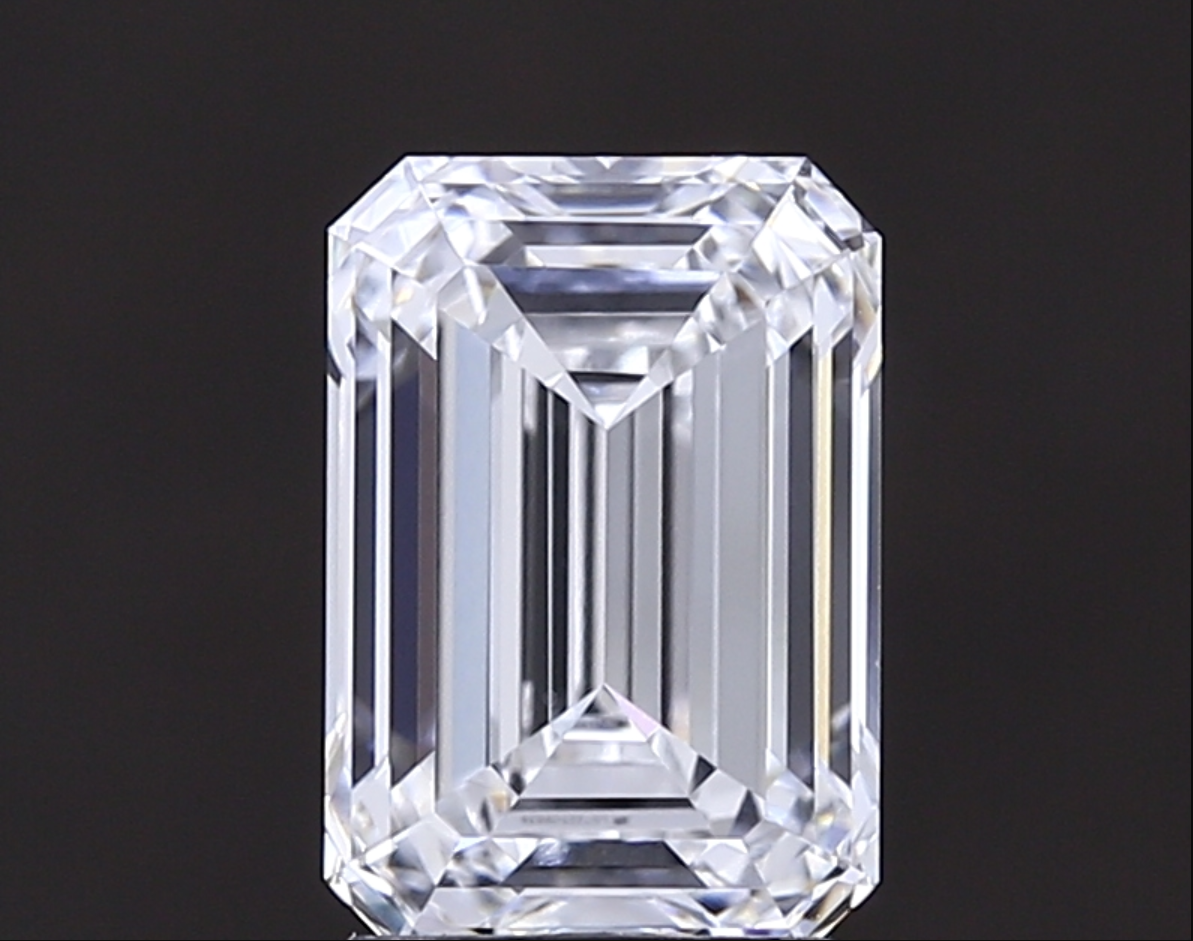 3 CT Emerald Cut Lab Grown Diamond for Engagement Ring | IGI Certified | Diamond for Jewelry | Gift for Wife