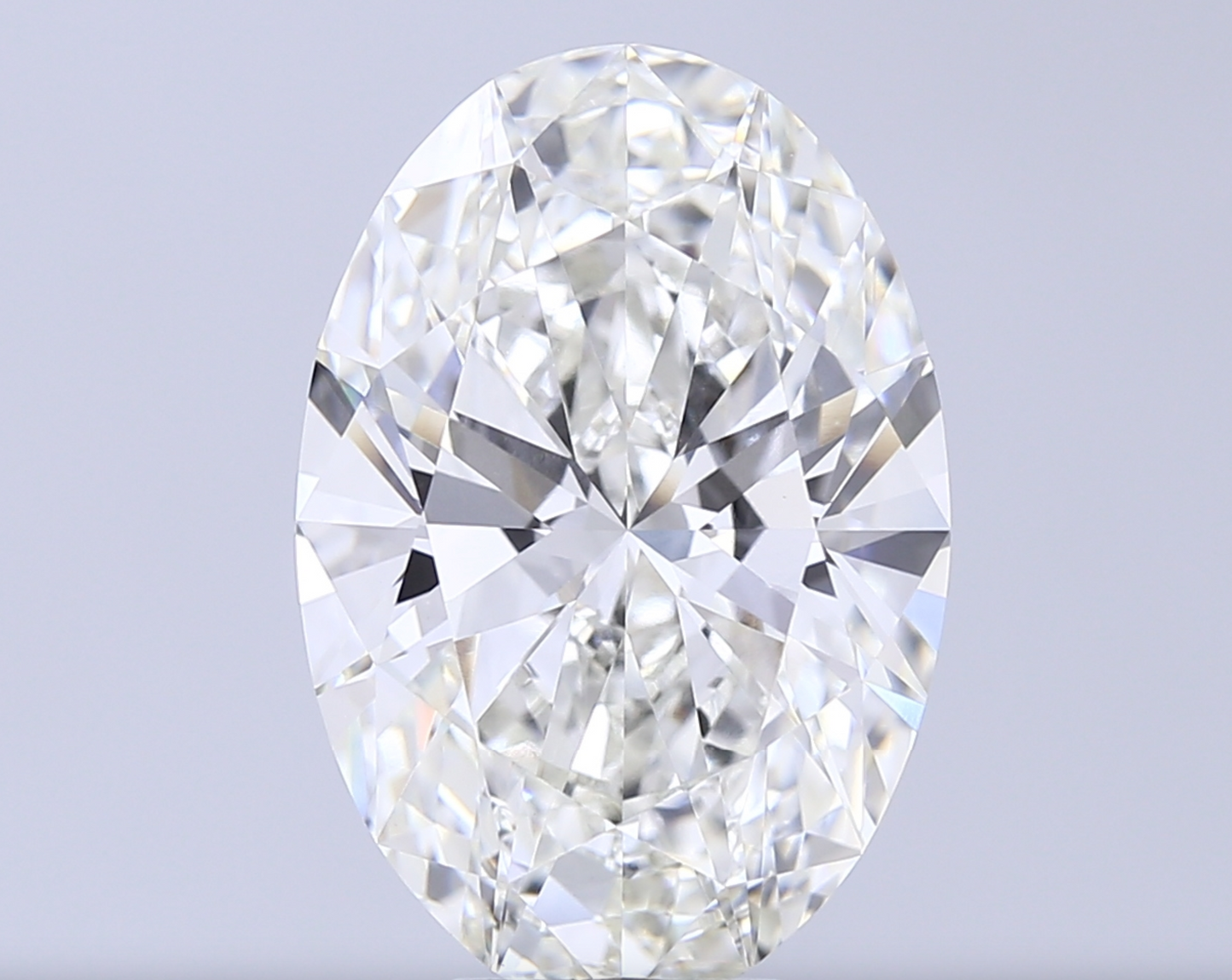 8 CT Oval Lab Grown Diamond Silver Ring