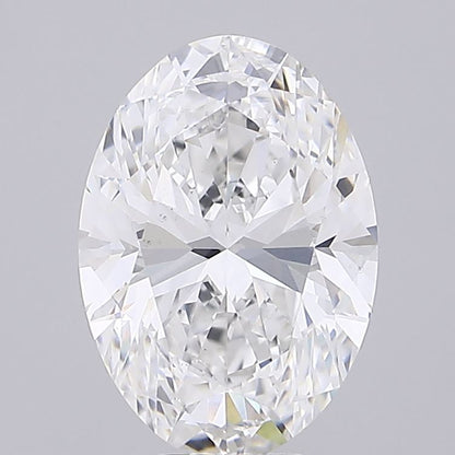 IGI Certified 8 CT Oval Shape Lab Grown Diamond For Engagement Ring