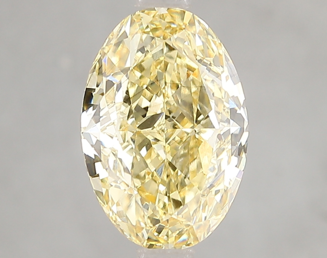 3 CT Yellow Oval Cut Lab Grown Diamond | IGI Certified | Diamond for Engagement Ring or Anniversary Gift