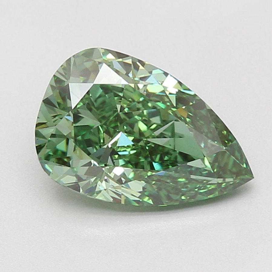 3 CT Green Pear Cut Lab Grown Diamond for Engagement Ring | IGI Certified | Best Diamond for Jewelry