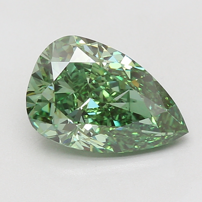 3 CT Green Pear Cut Lab Grown Diamond for Engagement Ring | IGI Certified | Best Diamond for Jewelry