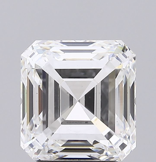 3 CT Asscher Cut Lab Grown Diamond For Engagement Ring