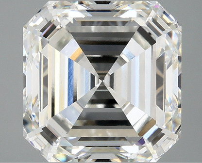 4.50 Asscher Cut Lab Grown Diamond For Engagement Ring