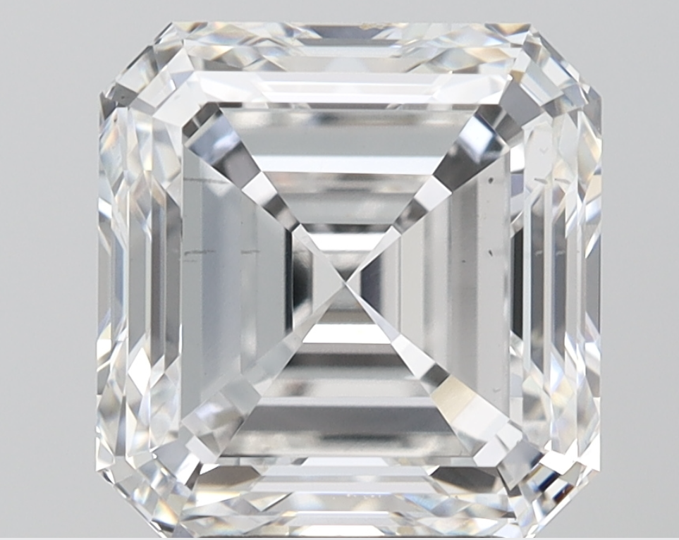 5 CT Asscher Cut Lab Grown Diamond For Engagement Ring