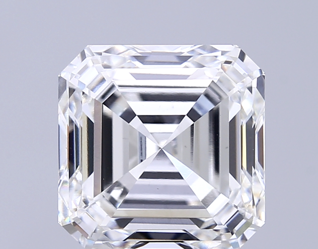 7 CT Asscher Cut Lab Grown Diamond For Engagement Ring