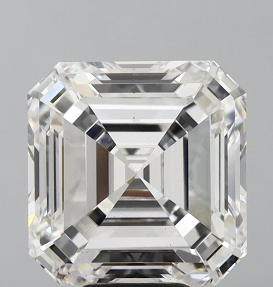 9 CT Asscher Cut Lab Grown Diamond For Engagement Ring