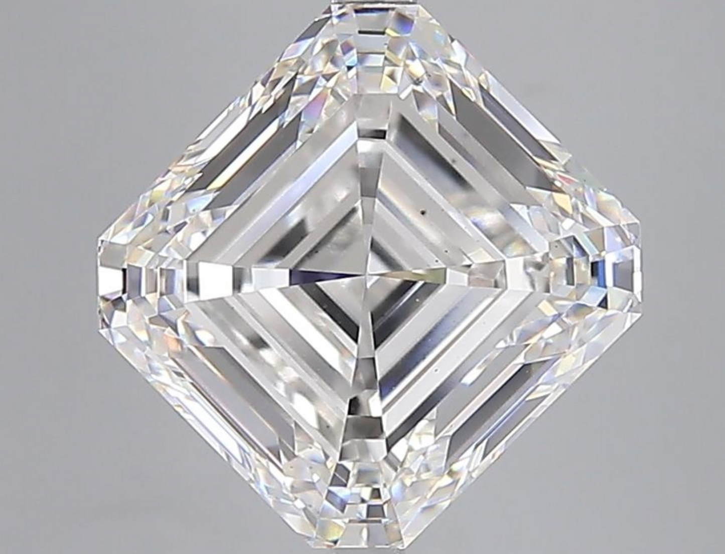 10 CT Asscher Cut Lab Grown Diamond For Engagement Ring