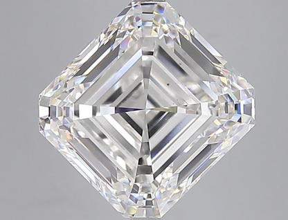 10 CT Asscher Cut Lab Grown Diamond For Engagement Ring