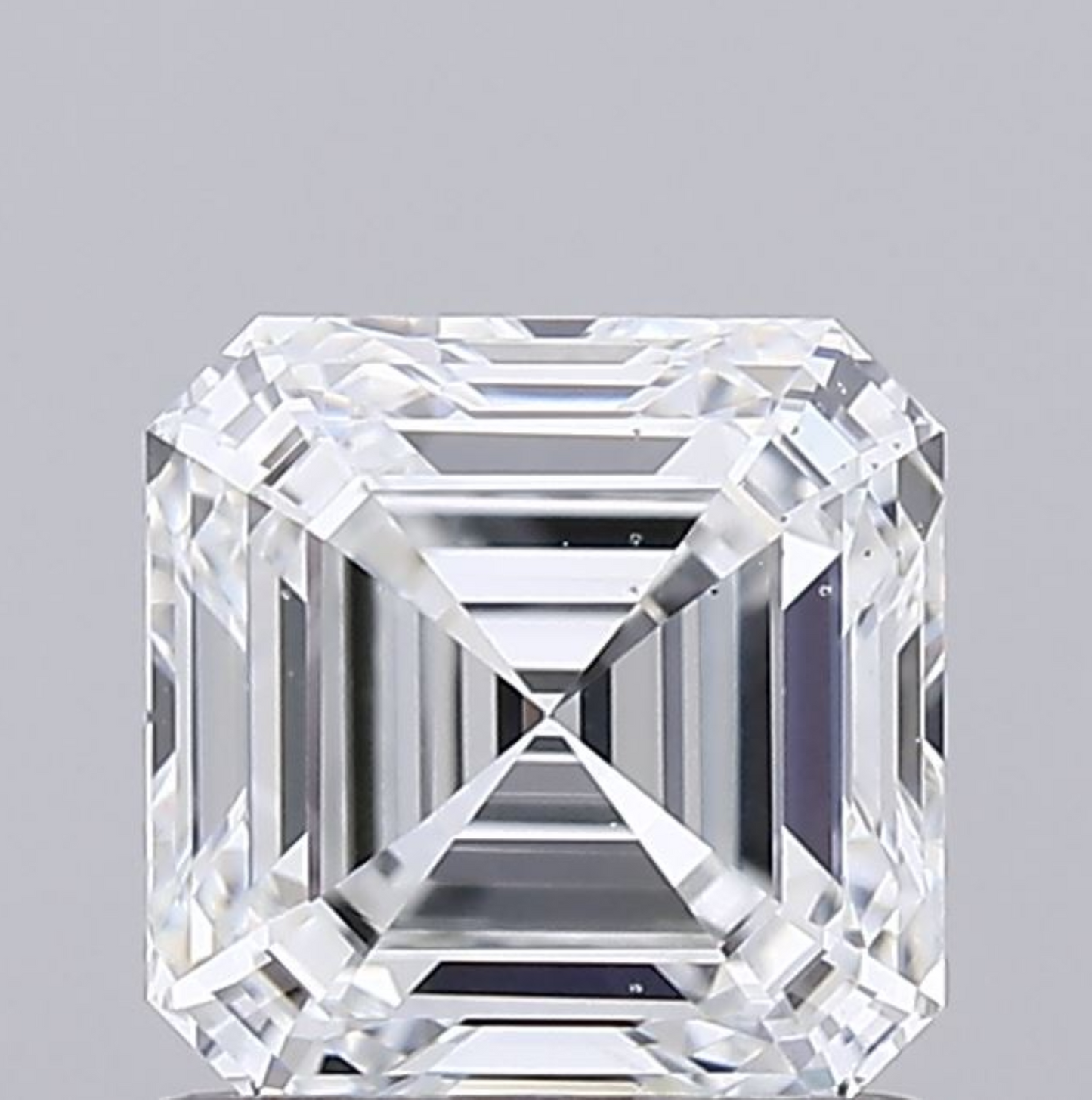 1 CT Asscher Cut Lab Grown Diamond For Engagement Ring