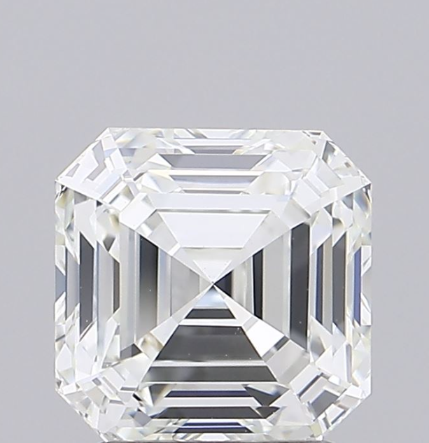 2 CT Asscher Cut Lab Grown Diamond For Engagement Ring