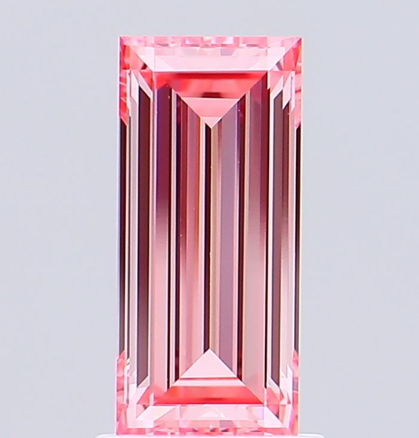 1 CT Baguette Pink Lab Grown Diamond For Engagement Ring