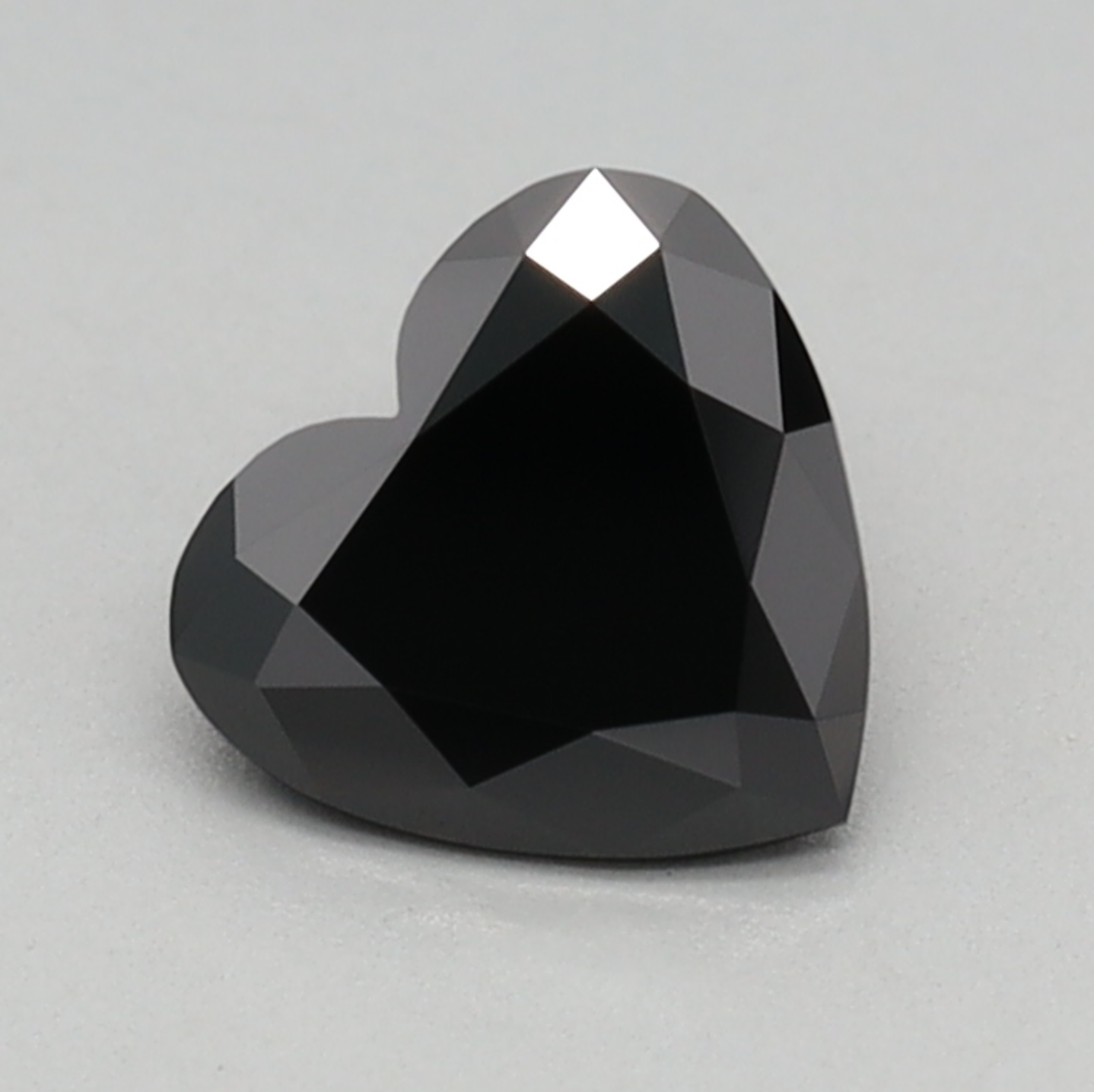Black Heart Cut Lab Grown Diamond For Engagement Ring