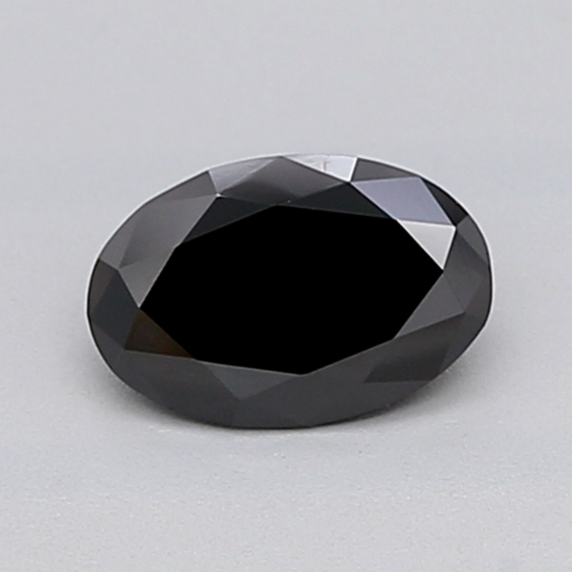 Black Oval Lab Grown Diamond For Engagement Ring