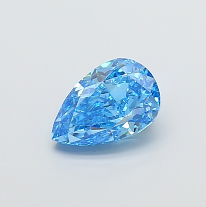 1 CT Blue Pear Lab Grown Diamond For Engagement Ring