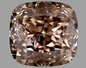 GIA 1 CT Natural Cushion Cut Dark Orange-Brown Diamond For Engagement Ring