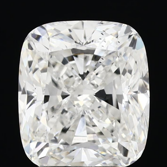 3 CT Cushion Cut Lab Grown Diamond For Engagement Ring
