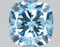 2 CT Cushion Cut Vivid Blue Lab Grown Diamond For Engagement Ring