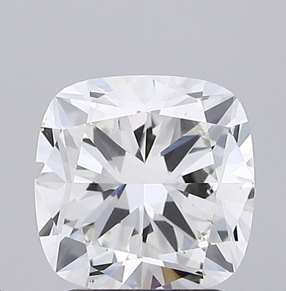 2 CT Cushion Cut Lab Grown Diamond For Engagement Ring