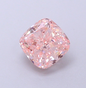 1 CT Cushion Cut Vivid Pink Lab Grown Diamond For Engagement Ring