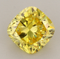 2 CT Cushion Cut Vivid Yellow Lab Grown Diamond For Engagement Ring