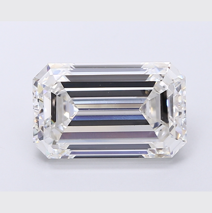 Elongated Emerald Cut Lab Grown Diamond For Engagement Ring