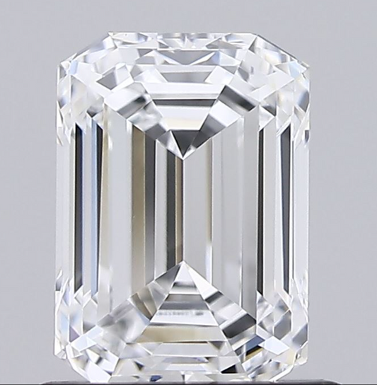 1 CT Emerald Cut Lab Grown Diamond For Engagement Ring