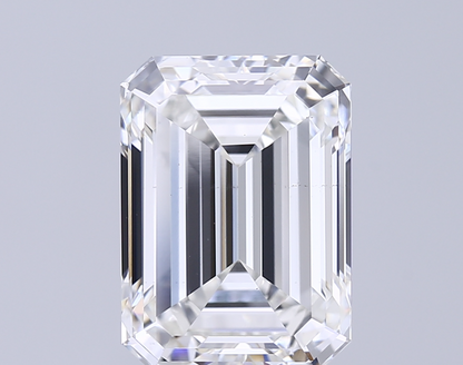 8 CT Emerald Cut Lab Grown Diamond For Engagement Ring