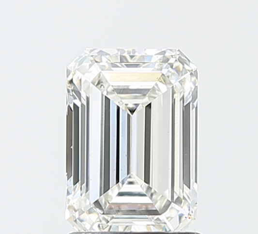 1.50 CT Emerald Cut Lab Grown Diamond For Solitaire Ring