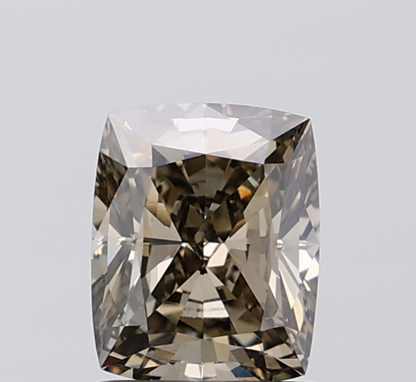 1 CT Grey Cushion Cut Lab Grown Diamond For Engagement Ring