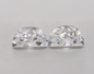 1 CT Half Moon Cut Pair Lab Grown Diamond For Side Stone