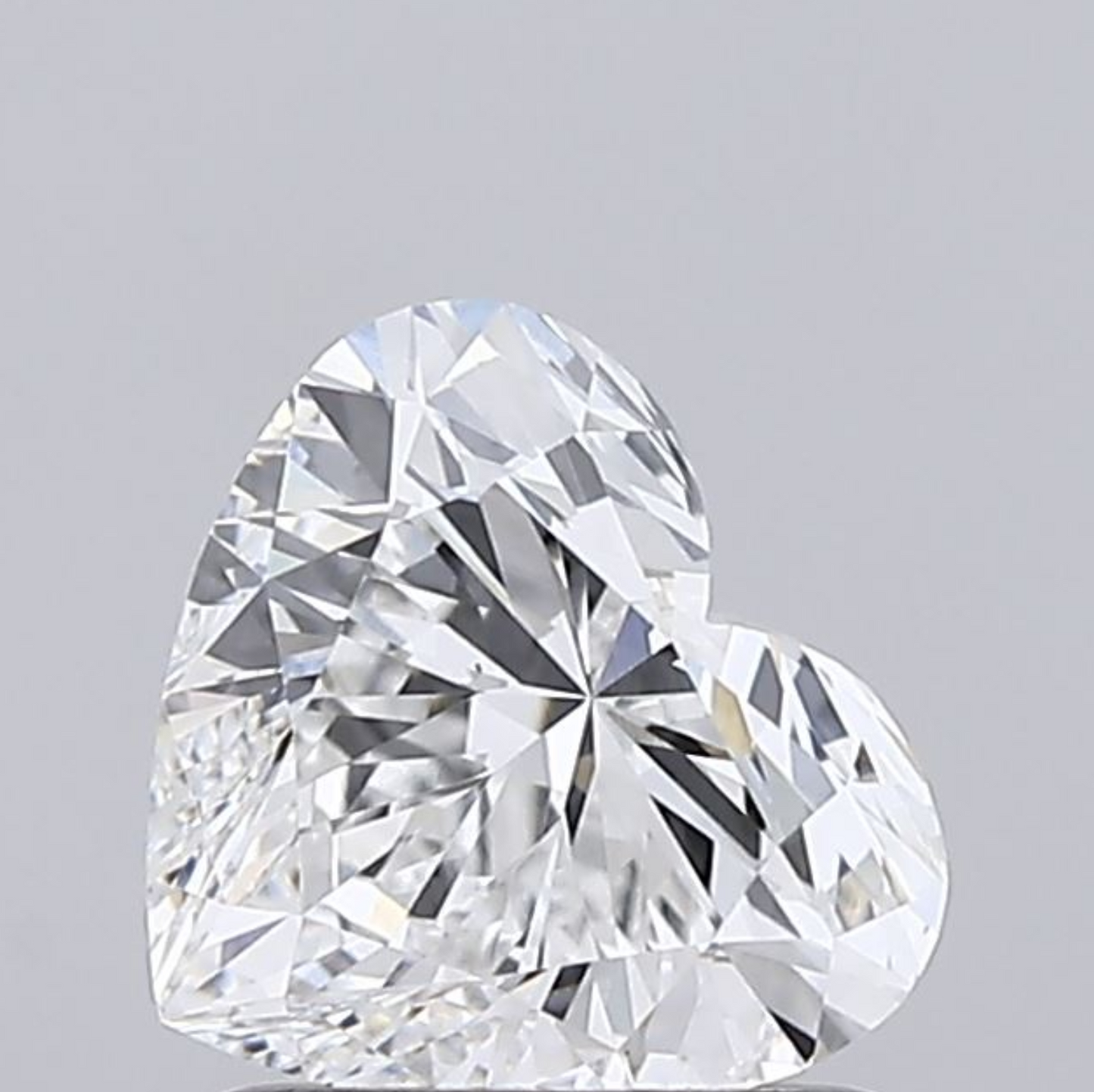 1 CT Heart Cut Lab Grown Diamond For Engagement Ring