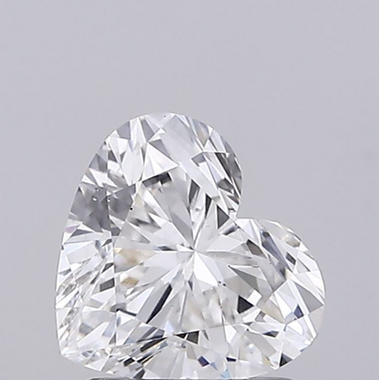 1 CT Heart Cut Lab Grown Diamond For Engagement Ring