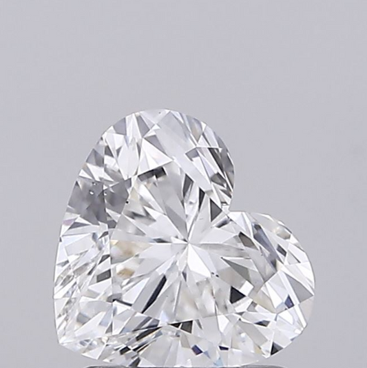 1 CT Heart Cut Lab Grown Diamond For Engagement Ring