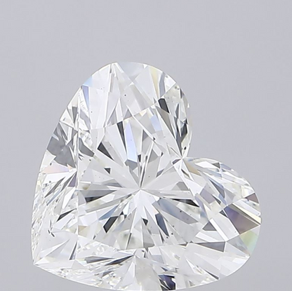10 CT Heart Cut Lab Grown Diamond For Engagement Ring