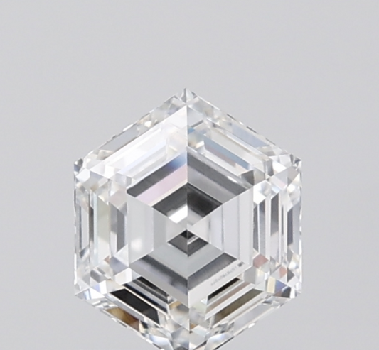 1 CT Hexagon Lab Grown Diamond For Engagement Ring