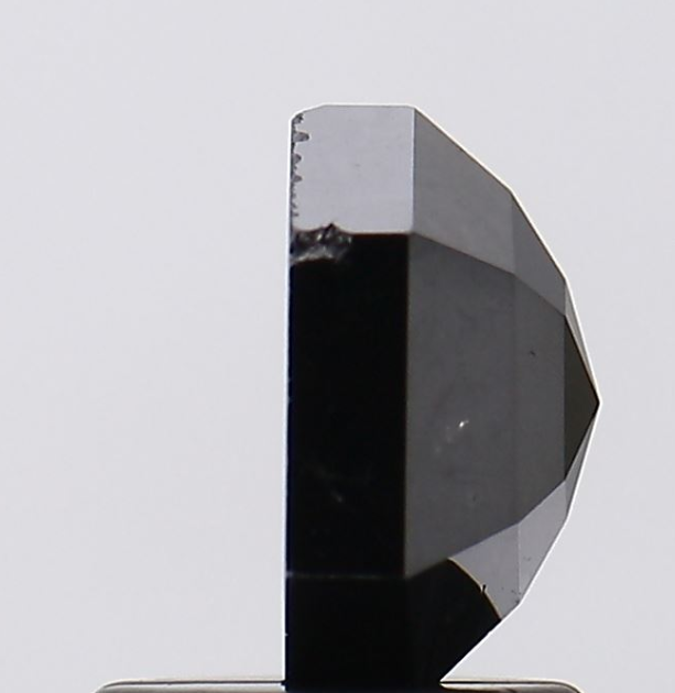 Natural Loose 1 Carat Hexagonal Black Diamond For Pendant