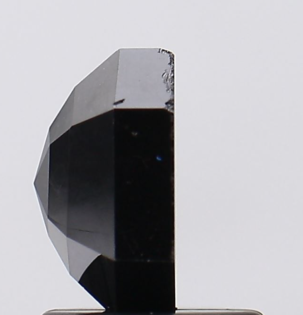 Natural Loose 1 Carat Hexagonal Black Diamond For Pendant