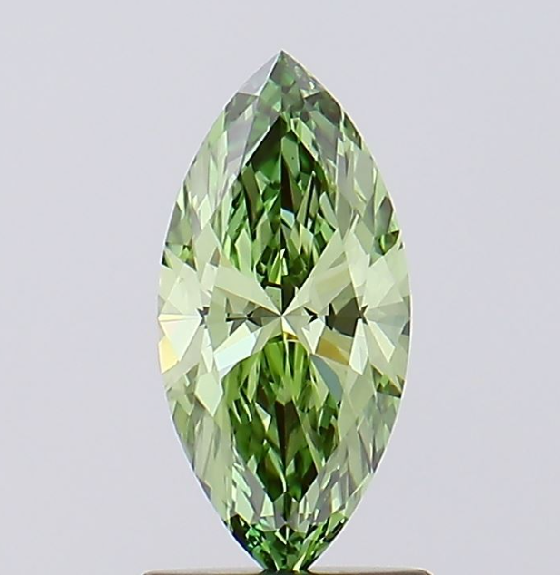 1 CT Marquise Vivid Green Lab Grown Diamond For Engagement Ring