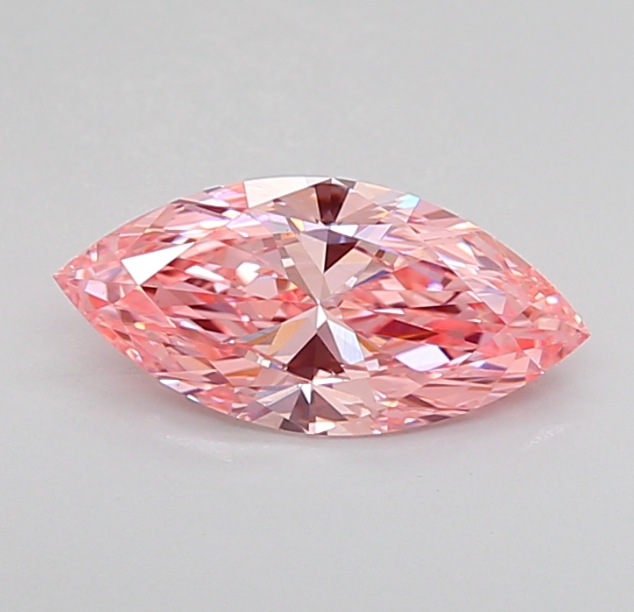 1 CT Marquise Vivid Pink Lab Grown Diamond For Engagement Ring