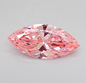 1 CT Marquise Vivid Pink Lab Grown Diamond For Engagement Ring