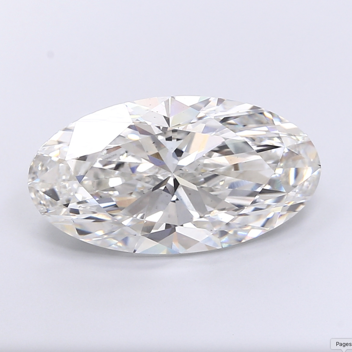 10 CT Moval Cut Lab Grown Diamond For Engagement Ring