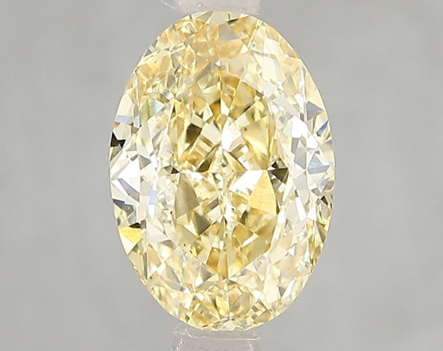 2 CT Oval Intense Yellow lab Grown diamond For Engagement Ring