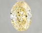 2 CT Oval Intense Yellow lab Grown diamond For Engagement Ring